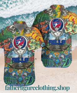 Buffalo Bills Grateful Dead Hawaiian Shirt
