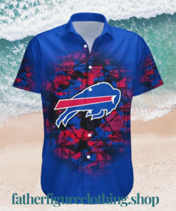 Buffalo Bills Hawaii Shirt Camouflage Vintage