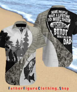 Dad My Fishing Buddy Hawaiian Shirt