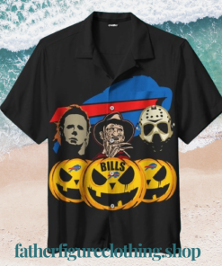 Halloween Buffalo Bills Team Hawaiian Shirt