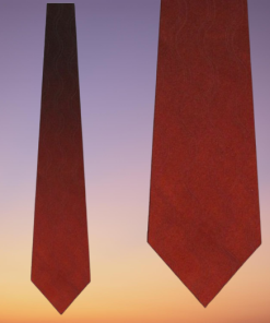 Brown to Red Wave Ombre Ties Neckties
