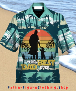 Yoda Best Dad Ever Hawaiian Shirt