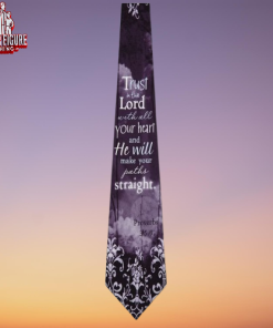 Alternative view of Your Paths Proverbs 3:5-6 Neckties