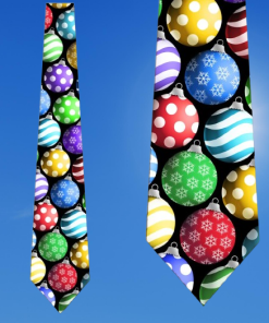christmas ornament ties