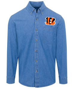 Cincinnati Bengals Logo Denim Shirt