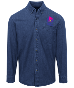 Alternative view of Taco Bell Logo Denim Shirt for Men and Women