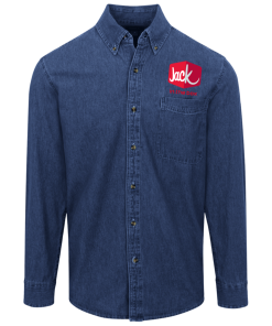 Alternative view of Jack in the Box Logo Denim Shirt for Men and Women