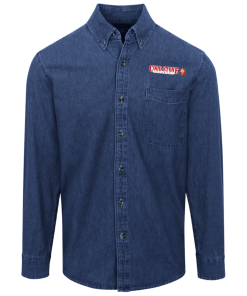 Alternative view of Cold Stone Creamery Logo Denim Shirt for Men and Women