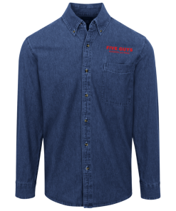 Alternative view of Five Guys Logo Denim Shirt for Men and Women