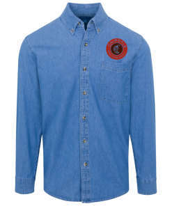 Alternative view of Chipotle Logo Denim Shirt for Men and Women
