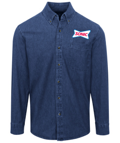 Alternative view of Sonic Logo Denim Shirt for Men and Women