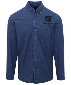 Alternative view of SEAT logo Button Denim Shirt for Men and Women