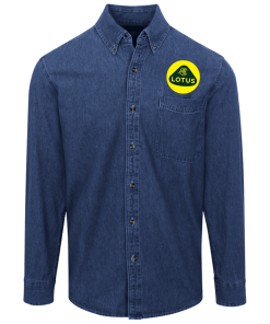 Alternative view of Lotus logo Button Denim Shirt for Men and Women