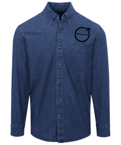 Alternative view of Volvo logo Button Denim Shirt for Men and Women