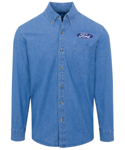 Alternative view of Ford logo Button Denim Shirt for Men and Women