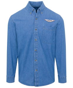 Aston Martin logo Denim Shirt for Men and Women