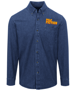 Alternative view of Pulp Fiction logo Denim Shirt for Men and Women