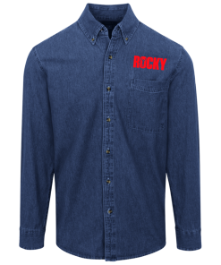 Alternative view of Rocky logo Denim Shirt for Men and Women