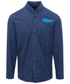Alternative view of Finding Nemo logo Denim Shirt for Men and Women