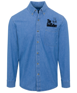 Alternative view of The Godfather logo Denim Shirt for Men and Women