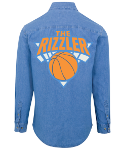 The Rizzler New York Knicks Denim Shirt