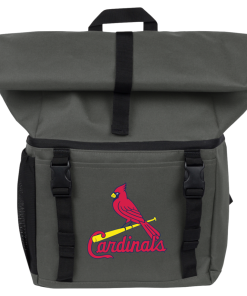 Alternative view of St. Louis Cardinals 18-Can Roll-Top Backpack Cooler