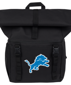 Detroit Lions 18-Can Roll-Top Backpack Cooler