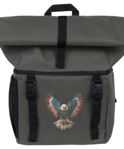 Alternative view of Patriotic Eagle American pride 18-Can Roll-Top Backpack Cooler