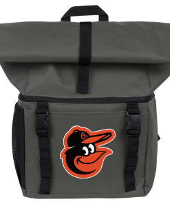 Alternative view of Baltimore Orioles 18-Can Roll-Top Backpack Cooler