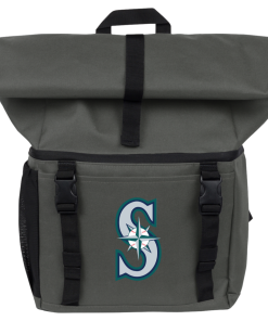 Alternative view of Seattle Mariners 18-Can Roll-Top Backpack Cooler