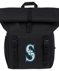 Seattle Mariners 18-Can Roll-Top Backpack Cooler