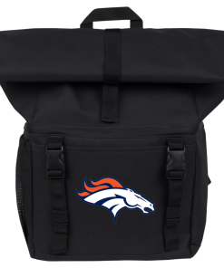 Denver Broncos 18-Can Roll-Top Backpack Cooler