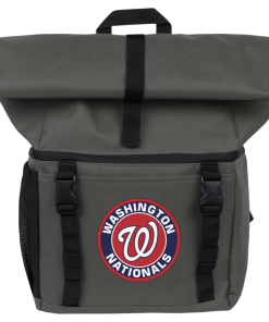 Alternative view of Washington Nationals 18-Can Roll-Top Backpack Cooler