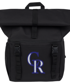 Colorado Rockies 18-Can Roll-Top Backpack Cooler