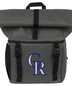 Alternative view of Colorado Rockies 18-Can Roll-Top Backpack Cooler