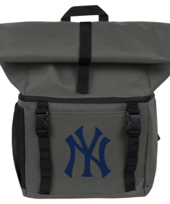 Alternative view of New York Yankees 18-Can Roll-Top Backpack Cooler