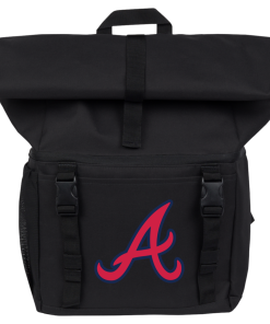 Atlanta Braves 18-Can Roll-Top Backpack Cooler