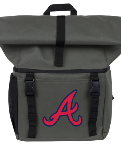 Alternative view of Atlanta Braves 18-Can Roll-Top Backpack Cooler