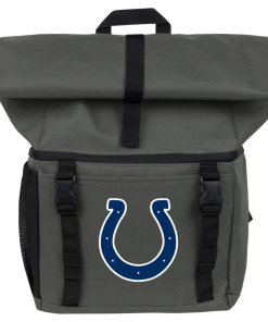 Alternative view of Indianapolis Colts 18-Can Roll-Top Backpack Cooler