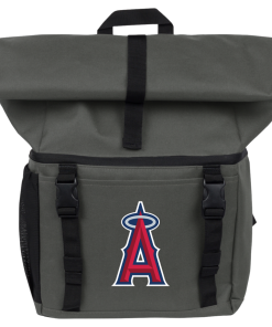 Alternative view of LA Angels 18-Can Roll-Top Backpack Cooler