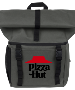 Alternative view of Pizza Hut 18-Can Roll-Top Backpack Cooler