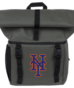 Alternative view of New York Mets 18-Can Roll-Top Backpack Cooler