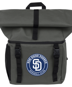 Alternative view of San Diego Padres 18-Can Roll-Top Backpack Cooler