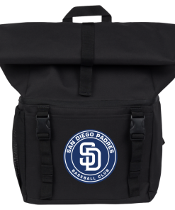 San Diego Padres 18-Can Roll-Top Backpack Cooler