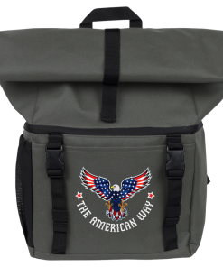 Alternative view of The American Way Eagle 18-Can Roll-Top Backpack Cooler
