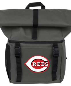 Alternative view of Cincinnati Reds 18-Can Roll-Top Backpack Cooler