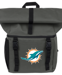 Alternative view of Miami Dolphins 18-Can Roll-Top Backpack Cooler
