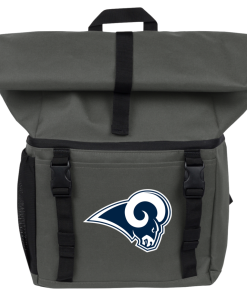 Alternative view of Los Angeles Rams 18-Can Roll-Top Backpack Cooler