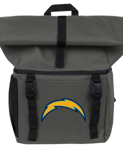 Alternative view of Los Angeles Chargers 18-Can Roll-Top Backpack Cooler