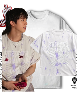 BTS Jin Arang World Tour 2026 Logo White Shirt